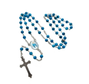 Chapelet Perle Bleue