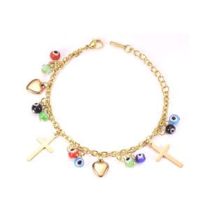 Bracelet Croix Oeil