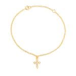 Bracelet Croix Or Femme
