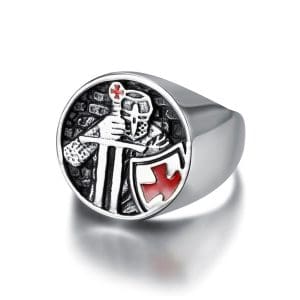 Bague Croix Templier