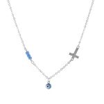 Collier Croix et Oeil